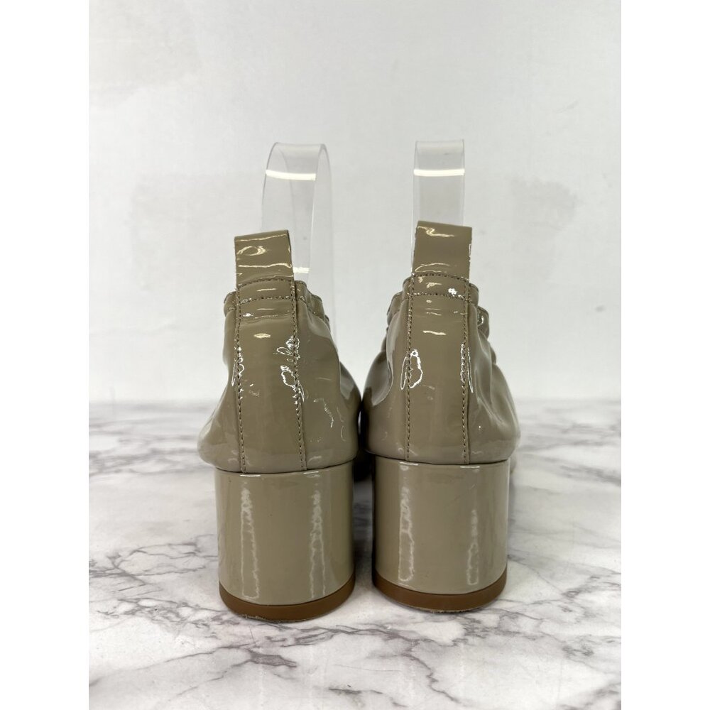 Everlane Women's Taupe The Italian Day Heel Patent Leather Sz 7.5 - Picture 6 of 10